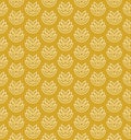 Wheat ears seamless pattern Royalty Free Stock Photo
