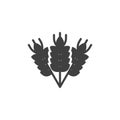 Wheat Ears vector icon Royalty Free Stock Photo