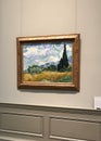 Wheat Field with Cypresses by Vincent van Gogh in Metropolitan Museum of Art, New York