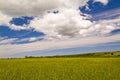 Wheat fields and clouds, Apulia, Italy