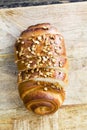 wheat flour bun Royalty Free Stock Photo