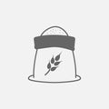 Wheat flour icon Royalty Free Stock Photo