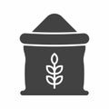 Wheat Flour icon vector image. Royalty Free Stock Photo