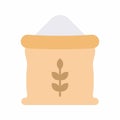 Wheat Flour icon vector image. Royalty Free Stock Photo