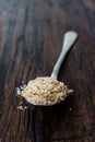 Wheat Germ in Spoon. Ready to Use Royalty Free Stock Photo