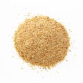 Wheat germ on white background Royalty Free Stock Photo