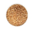 Wheat Grains, Barley Pile, Dry Cereal Seeds, Wheat Grains Heap on White