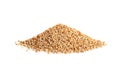 Wheat Grains, Barley Pile, Dry Cereal Seeds, Wheat Grains Heap on White Royalty Free Stock Photo