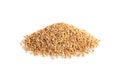 Wheat Grains, Barley Pile, Dry Cereal Seeds, Wheat Grains Heap on White