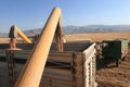 Wheat harvesting combine Royalty Free Stock Photo