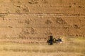 Wheat harvesting Royalty Free Stock Photo