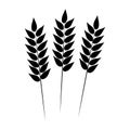 Wheat icon. Vector illustration Royalty Free Stock Photo