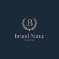 Wheat JB logo elegance golden navy luxury