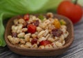 Wheat kernel salad