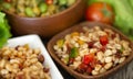 Wheat kernel salad