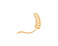 Wheat Logo Template vector Royalty Free Stock Photo