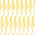 Wheat Natural Seamless Pattern