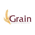 Wheat rice Nutrition logo Inspiration vector