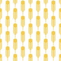 Wheat seamless pattern