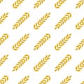 Wheat seamless pattern