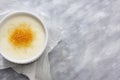 Wheat semolina (farina) with milk and brown cane sugar