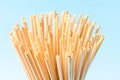 Wheat Straws for drinking water natural eco friendly renewable Royalty Free Stock Photo
