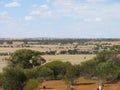 Wheatbelt near Wongan Hills in Western Australia Royalty Free Stock Photo