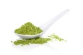 Wheatgrass powder.