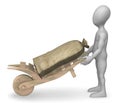 Wheel-barrow Royalty Free Stock Photo