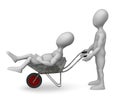 Wheel-barrow Royalty Free Stock Photo