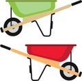 Wheel barrow Vector