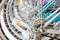 Wheel of bikes