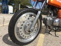 Wheel brakes motorcycle classic vintage motorbike