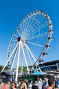Wheel of Brisbane Ferris wheel on Brisbane`s Southbank.