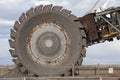 Wheel bucket excavator, Alberta, Canada