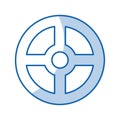 Wheel car direction icon Royalty Free Stock Photo