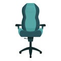 Wheel chair icon cartoon vector. Gamer chair