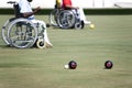 Wheel Chair Lawn Bowls for Disabled Persons (Men)