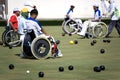 Wheel Chair Lawn Bowls for Disabled Persons (Men)