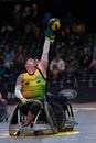 Team USA against team Autralia - Wheel chair rugby players competing at the Invictus Games 2022 in The Hague