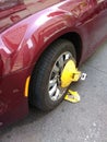 Wheel Clamp, Wheel Boot, Parking Boot Royalty Free Stock Photo