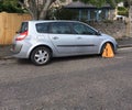 Wheel Clamped Car Royalty Free Stock Photo