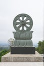 Wheel of the Dharma symbol of Buddhism