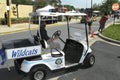 Hyattsvulle police patrol Northwestern High School in a golf cart