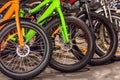 Wheel fat bike Royalty Free Stock Photo