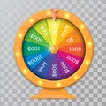 Wheel of fortune 3d object