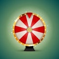 Wheel of Fortune, Lucky Icon. Vector Illustration