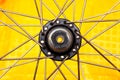 Wheel hub as a star Royalty Free Stock Photo