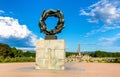 Wheel of Life sculpture in Frogner Park - Oslo Royalty Free Stock Photo