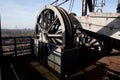 Cable wheel lift crane Landschaftspark, Duisburg, Germany